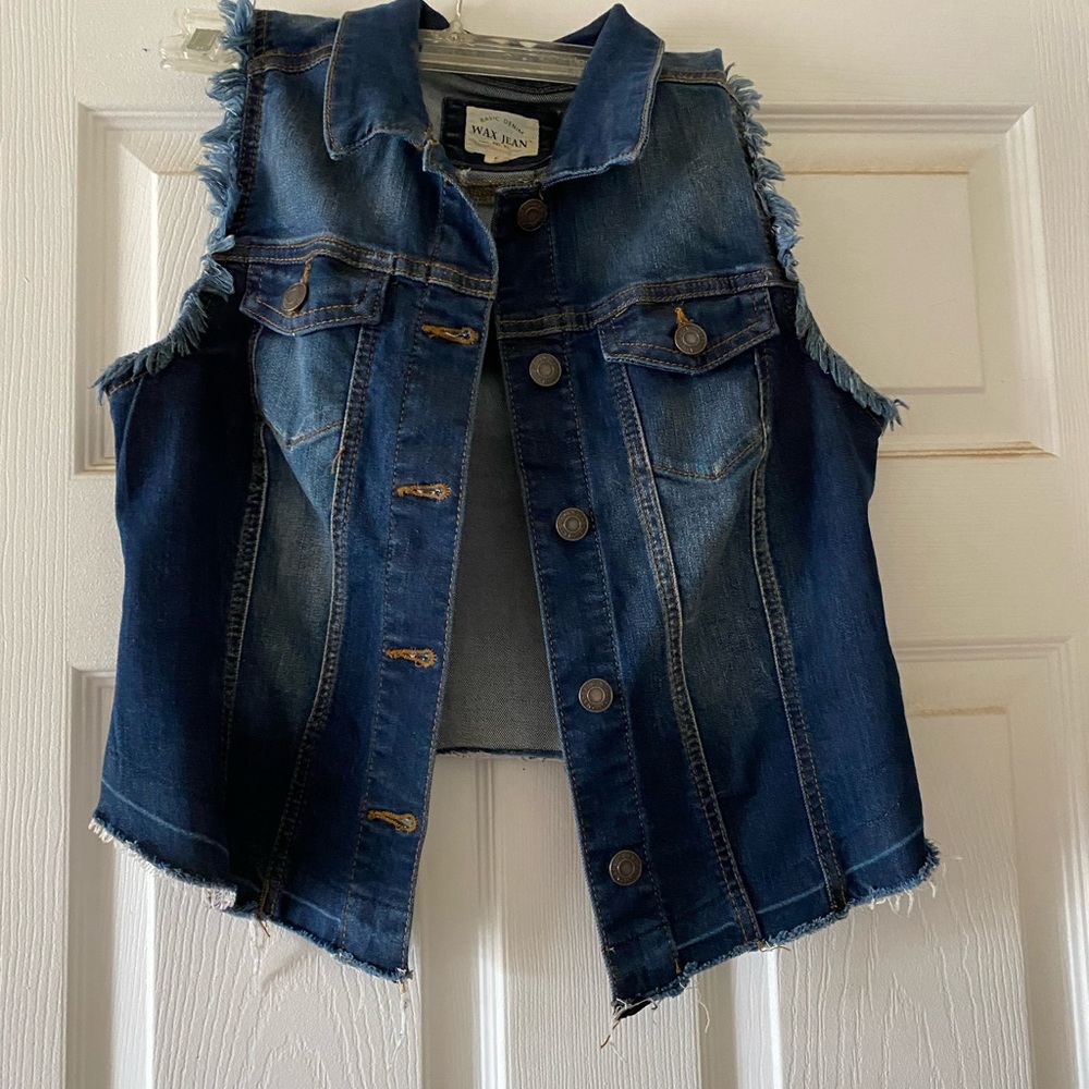 Denim vest!